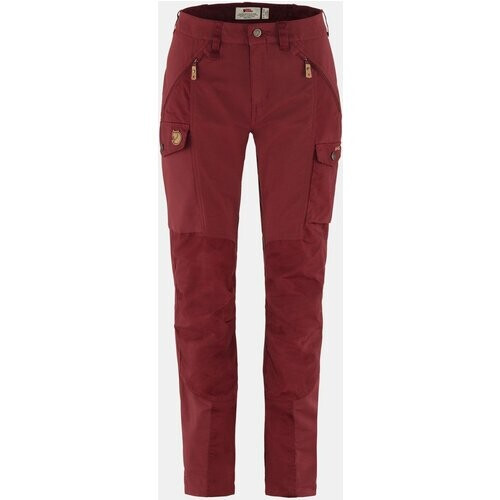 Fjällräven Nikka Curved Broek Dames Bordeaux / Kastanjebruin Tweedehands