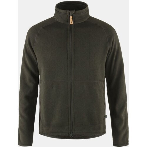 Fjällräven Övik Fleece Zip Sweater Vest Donkerkaki Tweedehands