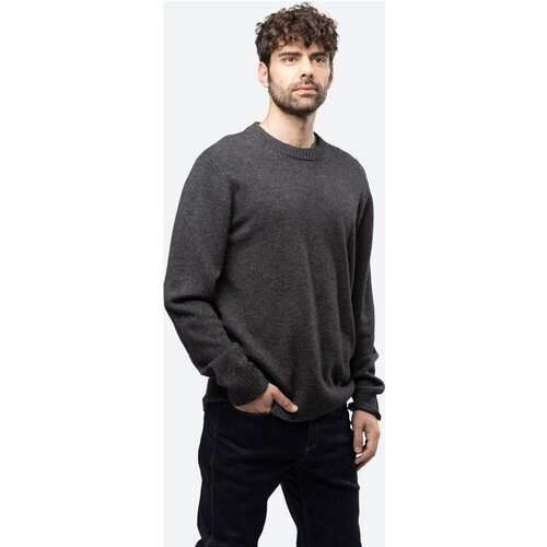 Fjällräven Övik Round-neck Sweater Trui Donkergrijs Tweedehands