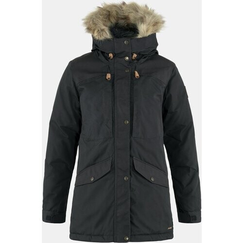 Fjällräven Singi Down Parka Dames Donkergrijs Tweedehands