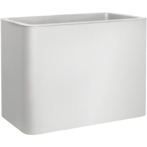 Florus Jive Terras Hoog - Plantenbak - 100% Gerecycled Plastic - L39 x B78 x H60,2 cm - Wit