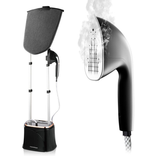 FLOWSTEAM® PRO - Kledingstomer - 150 minuten stomen - 2.2L reservoir - Zwart Tweedehands