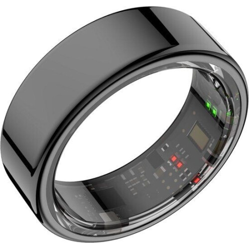 Focus® S1 - Smart Ring - Hartslag - Menstruatiecyclus - Slaapmonitor - Zwart - Maat 7