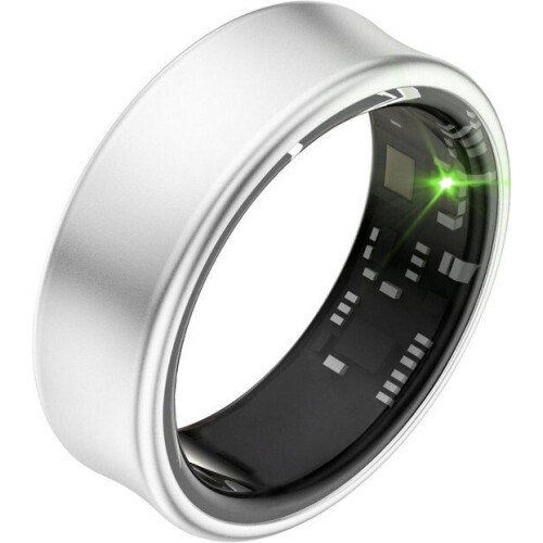 Focus® S2 Smart Ring - Zilver - Maat 6 - AI Coach - Hartslag - Menstruatiecyclus - Slaap Monitor -