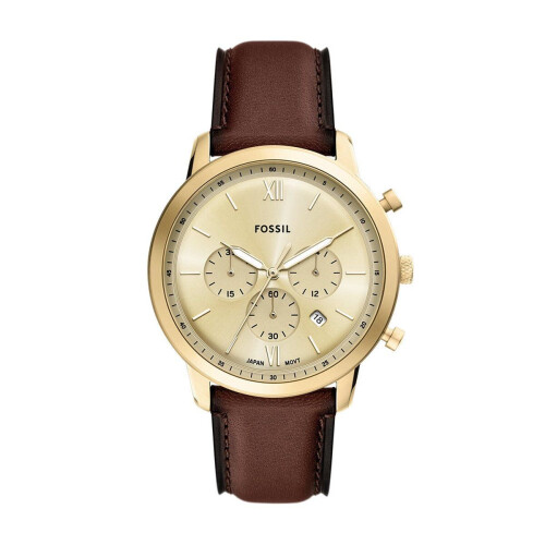 Fossil FS6113 - Polshorloge - Chronograaf 44mm - Bruin Tweedehands