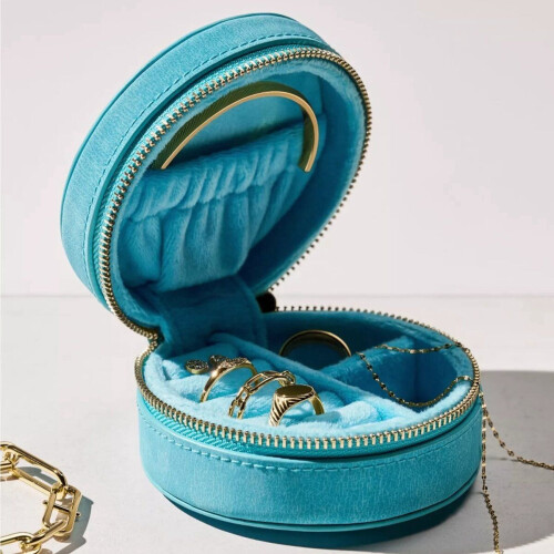 Fossil GWPFW1071 - Sieradendoos - Polyester - Blauw