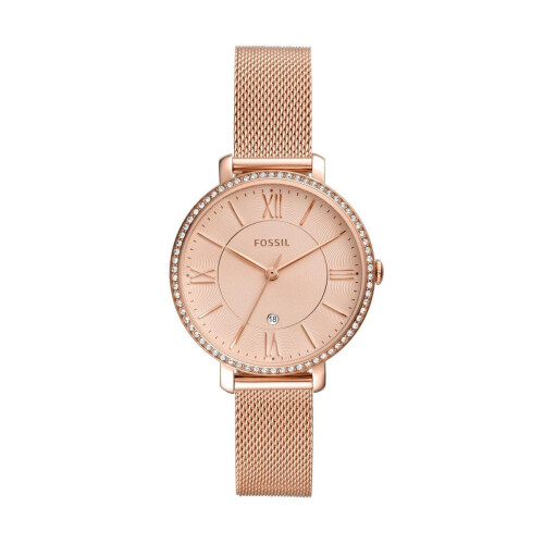 Fossil Jacqueline ES4628 - Dameshorloge - 36 mm - Roségoud Tweedehands