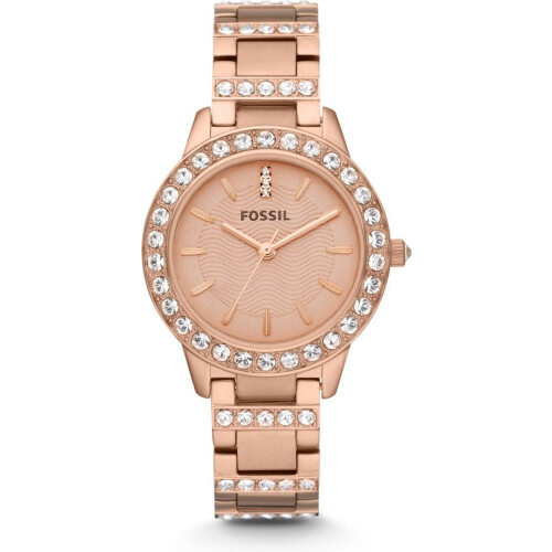 Fossil Jesse ES3020 - Dameshorloge 34 mm - Zilverkleurig - Waterdicht 5 ATM Tweedehands