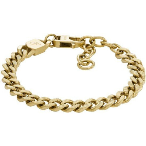 Fossil JF04698710 - Schakelarmband - Roestvrij staal - Goudkleurig Tweedehands