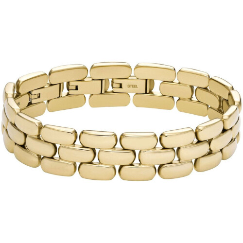 Fossil JF04784710 - Schakelarmband - Goudkleurig - 19 cm