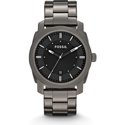 Fossil Machine FS4774 - Herenhorloge 42 mm - RVS - Grijs