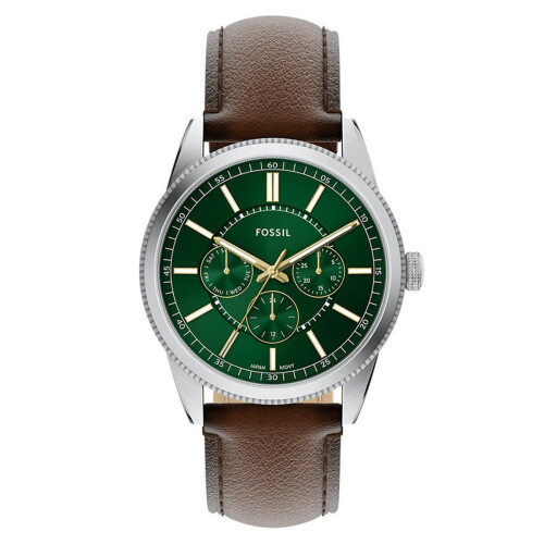 FOSSIL PEARSON - Polshorloge - 42 mm - Groene wijzerplaat - Zilverkleurig (4064092353884)