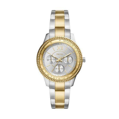 Fossil Stella Sport ES5107 - Dameshorloge 37 mm - Goudkleurig