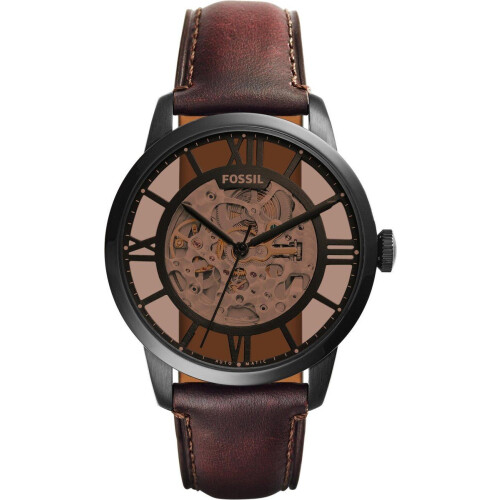 Fossil Townsman ME3098 - Herenhorloge 44 mm - Automatisch uurwerk - Zwart Tweedehands