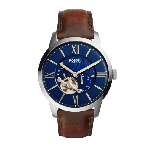 Fossil Townsman ME3110 - Herenhorloge 44 mm - Automatisch - Zilverkleurig