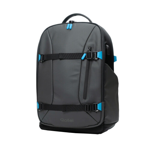 Fotoliner Ocean Pro: grote camerarugzak in zwart van 49 gerecyclede PET-flessen, geschikt voor handbagage, incl. laptopvak, verplaatsbare scheidingswanden, Fotoliner Ocean Pro Zwart, Foto... Tweedehands