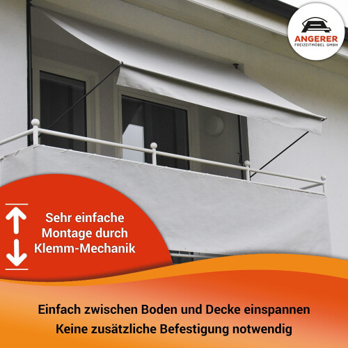 Freizeitmbel GmbH - Klemluifel - Montage zonder boren - Beige (150 cm)