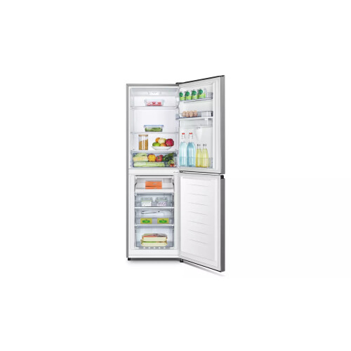 Fridgemaster Mc55240des - Koel-vriescombinatie - 174.3 Cm - 252l - No Frost - Waterdispenser - Zilver | Nieuw (outlet)