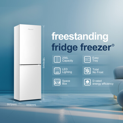 Fridgemaster Mc55251d - Koelvriescombinatie - 182.4 Cm - Nofrost - Energieklasse E | Nieuw (outlet)