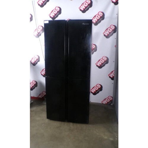 Fridgemaster MQ79394EB - Amerikaanse Koelkast - 427 liter - Zwart