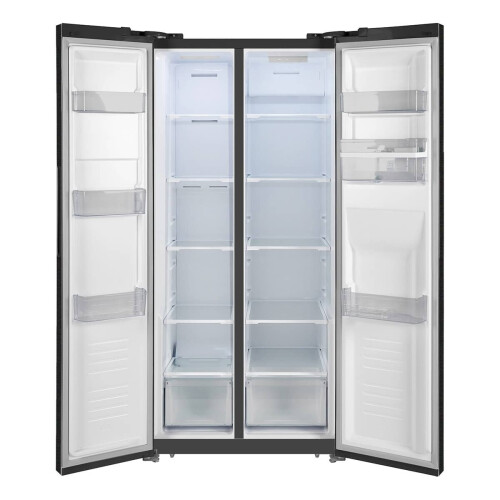 Fridgemaster Ms83430deb - Amerikaanse Koelkast - 177.7 Cm - 439l - No Frost - Zwart | Nieuw (outlet)