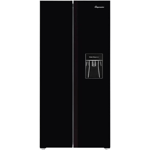 Fridgemaster Ms83430deb - Amerikaanse Koelkast - 177.7 Cm - 439l - No Frost - Zwart | Nieuw (outlet) Tweedehands