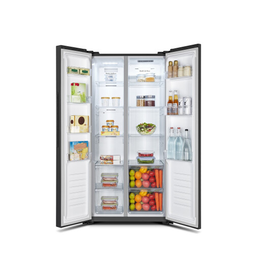 Fridgemaster Ms83430eb - Amerikaanse Koelkast - 441 Liter - No-frost - Zwart | Nieuw (outlet)