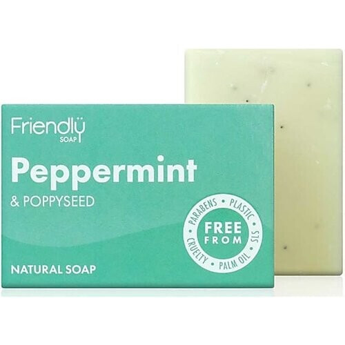 Friendly Soap Badzeep - Pepermunt & Maanzaadjes Tweedehands