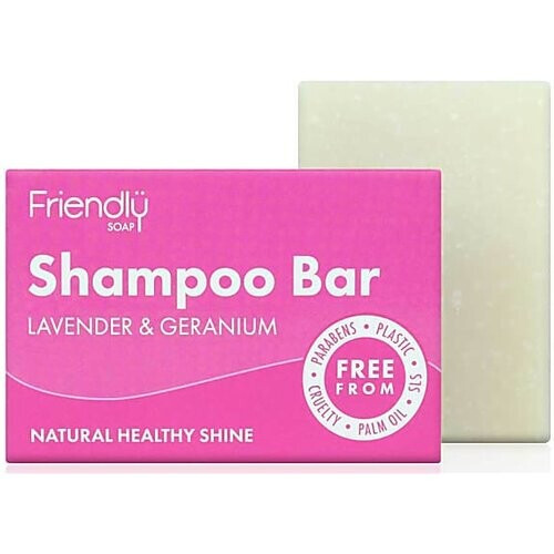 Friendly Soap Shampoo Bar - Lavendel & Geranium Tweedehands