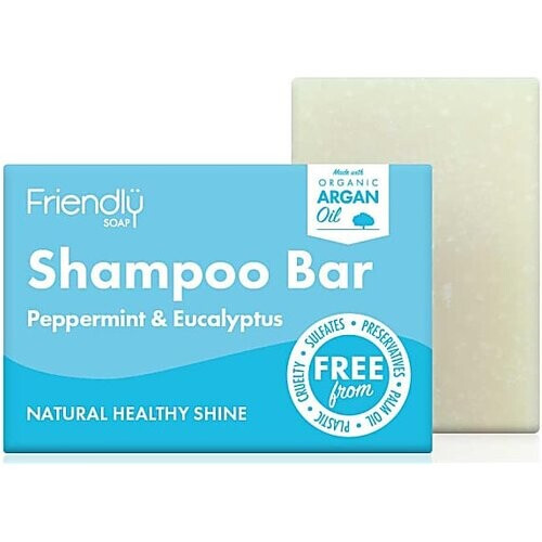 Friendly Soap Shampoo Bar - Pepermunt & Eucalyptus Tweedehands
