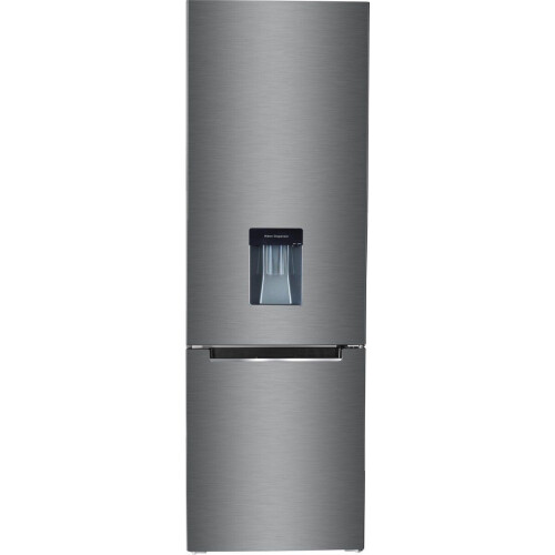 Frilec BONN285-70-WT-040EI - Koelvriescombinatie - Waterdispenser - 240 liter - Zilver - Inox Tweedehands