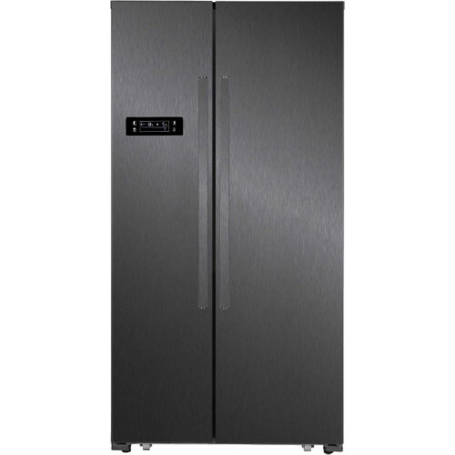 Frilec BONNSBS-646-040EDI - Amerikaanse koelkast - 518 liter - Dark Inox