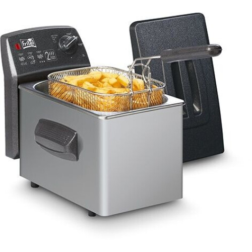 Fritel Turbo SF4050 - Friteuse - Dubbel verwarmingselement - Grijs