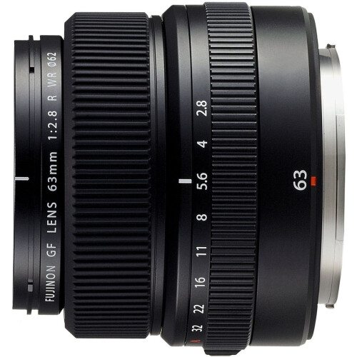 Fujifilm GF 63mm f/2.8 R WR - Prime lens - Diafragma 2.8 - Filtermaat 62mm Tweedehands