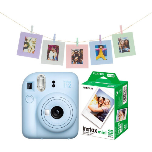 Fujifilm instax mini 12 - Instant camera - Automatische belichting en flits - Pastel Blue
