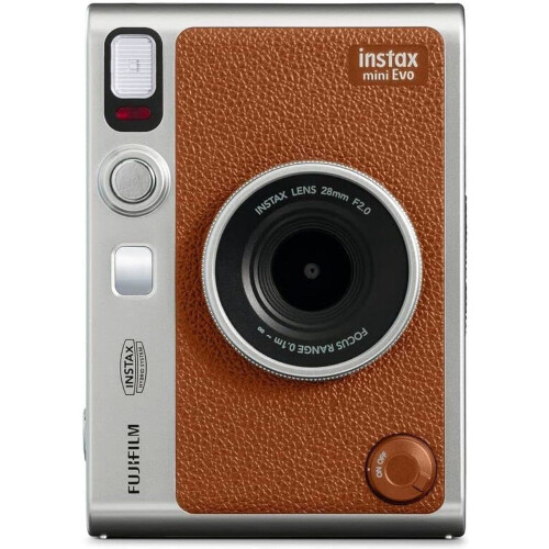 FUJIFILM instax mini Evo™ - Hybride Instant Camera - 10 lenseffecten - Bruin