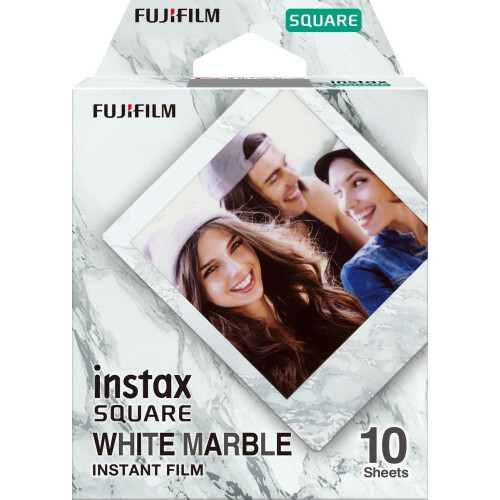 Fujifilm SQUARE - Instant fotopapier - 10 films - Wit Marmer