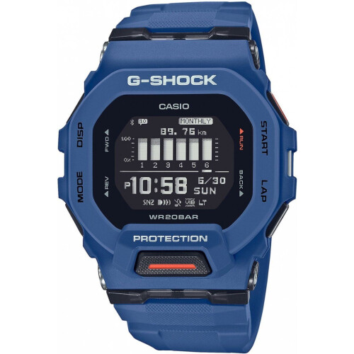 G-Shock GBD-200-2ER - Polshorloge - 41 mm - Blauw