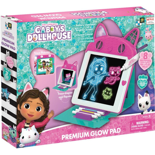 Gabby's Dollhouse - Premium Glowpad - Multi-functionele glow pad met LED-lampjes