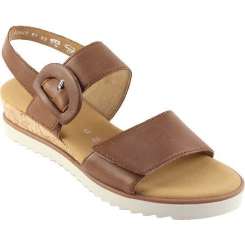 Gabor 752 - Sandalen - Sleehak - Dames - Camel Tweedehands