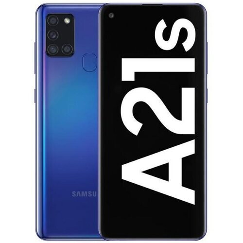 Refurbished Galaxy A21s 64GB - Blauw - Simlockvrij - Dual-SIM Tweedehands