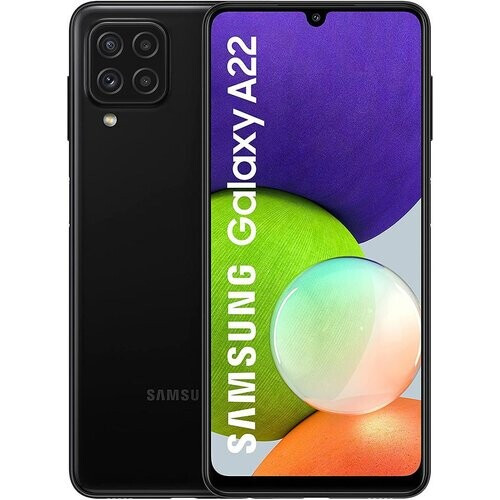 Refurbished Galaxy A22 128GB - Zwart - Simlockvrij - Dual-SIM Tweedehands