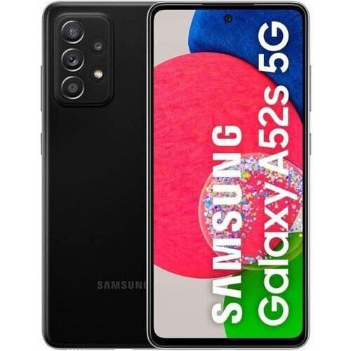 Refurbished Galaxy A52S 5G 128GB - Zwart - Simlockvrij - Dual-SIM Tweedehands