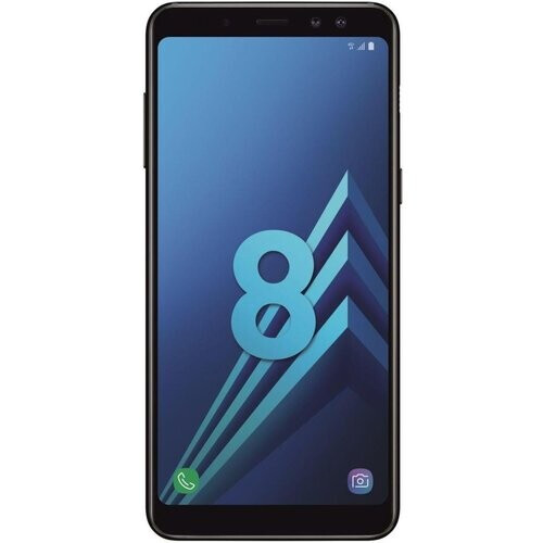 Refurbished Galaxy A8 (2018) 32GB - Zwart - Simlockvrij - Dual-SIM Tweedehands