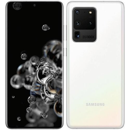 Refurbished Galaxy S20 Ultra 5G 128GB - Wit - Simlockvrij Tweedehands
