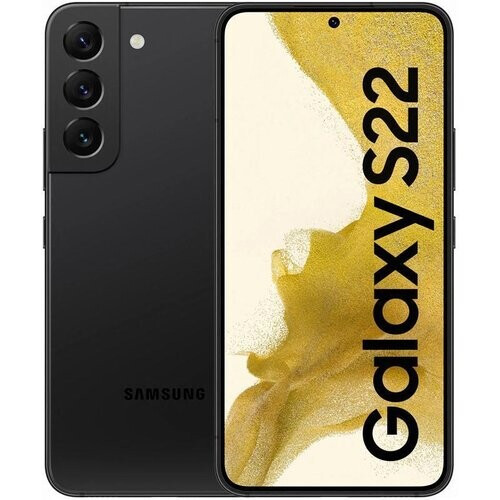 Refurbished Galaxy S22 5G 128GB - Zwart - Simlockvrij Tweedehands