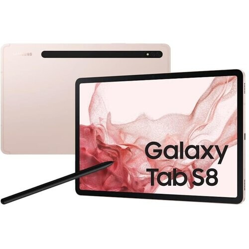 Refurbished Galaxy Tab S8 Plus 256GB - Roze (Rose Pink) - WiFi + 5G Tweedehands