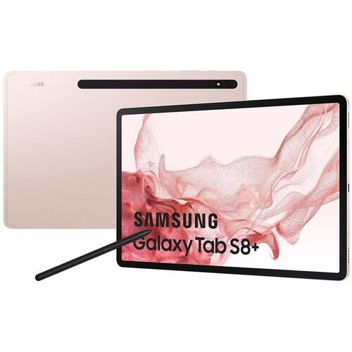 Refurbished Galaxy Tab S8 Plus 256GB - Roze (Rose Pink) - WiFi Tweedehands
