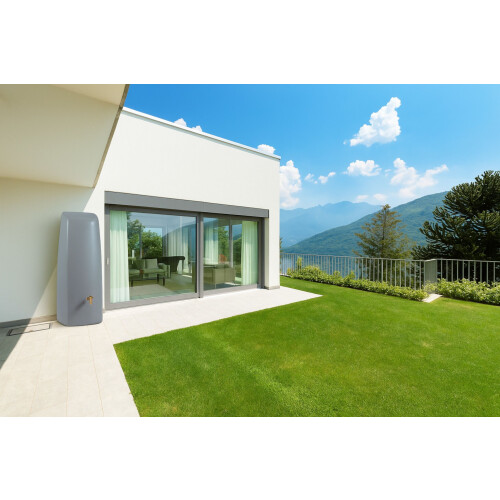 Garantia Regenton Elegance - 400L met kraantje en vulautomaat - grijs