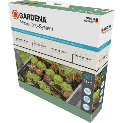 GARDENA 13455-20 - Micro-Drip system Complete bewateringsset - Geschikt voor 35 planten - 13 mm (1/2) Ø